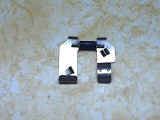 Metal plates and diode