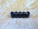All five capacitors soldered together