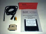 Digitrax PR-1 with plug and alligator clips installed